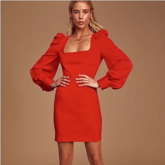 Red lulu dress size S - Picture 1 of 3